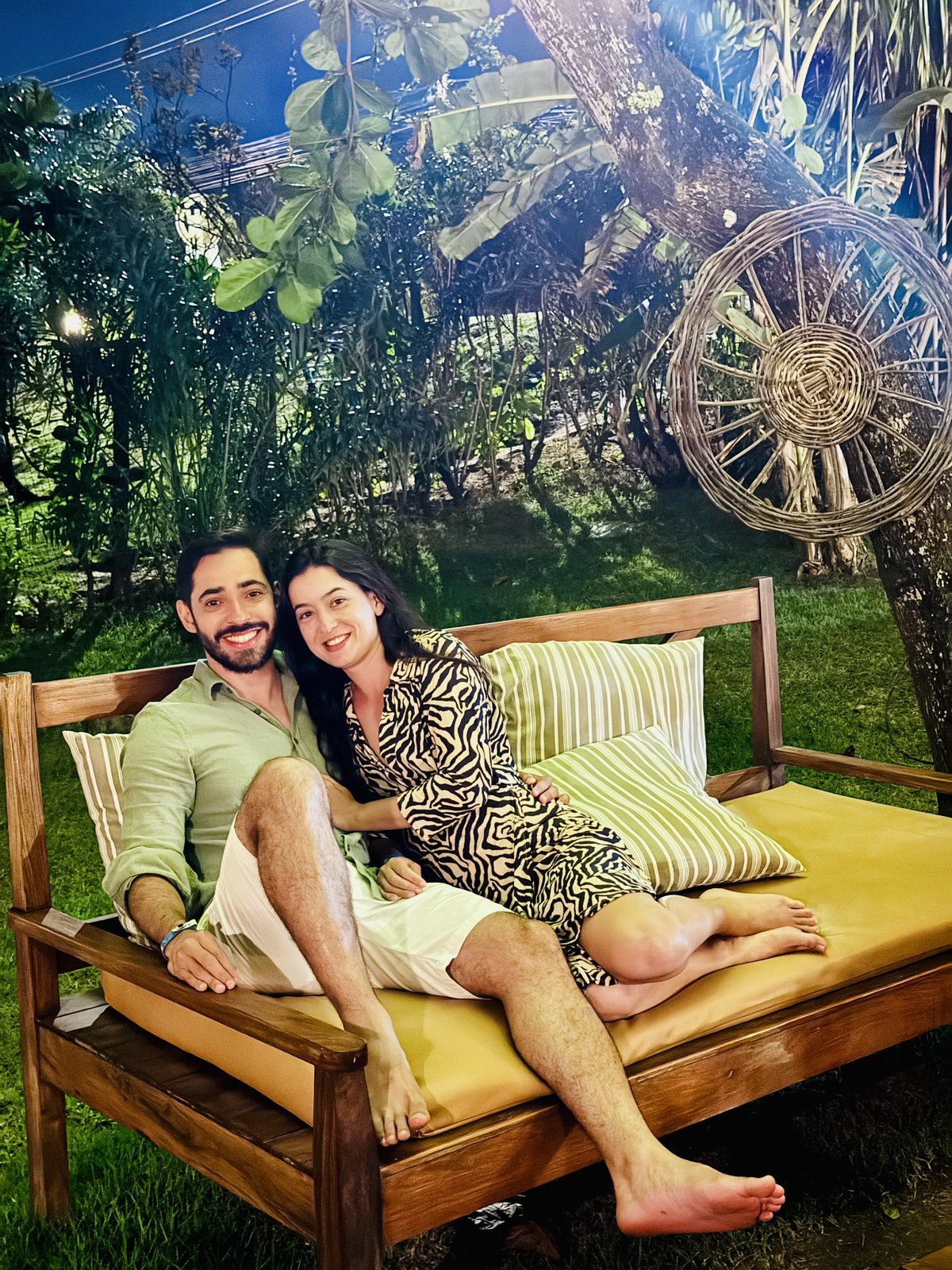 Marcus e Jordana em viagem